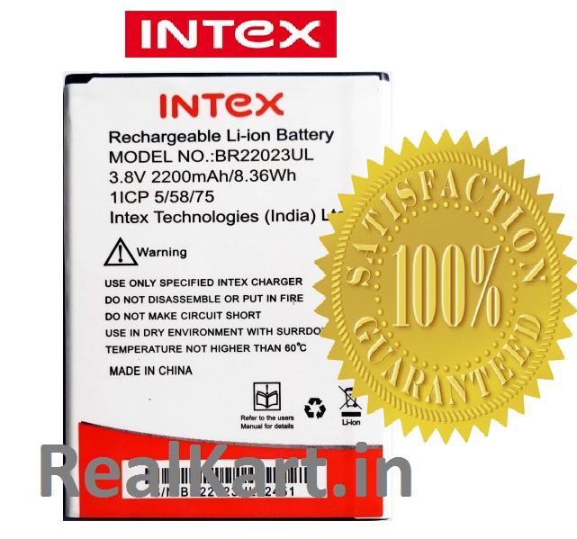 intex aqua a1 battery