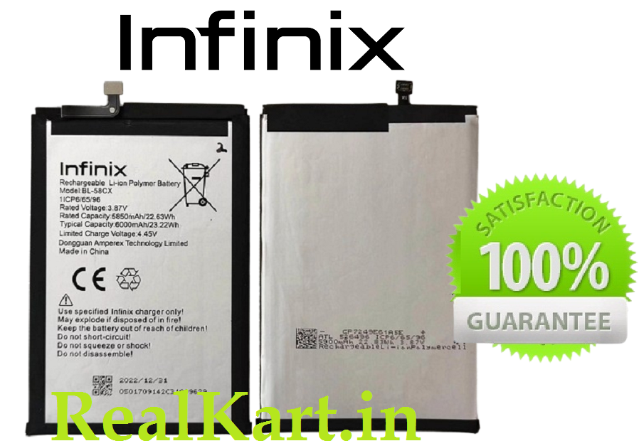 Batteria Originale Motorola NH50 5000mAh Al Litio Per Moto E13, G13, G53, G22 E Altri
