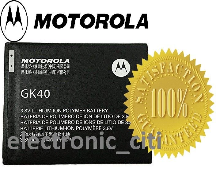 MOTOROLA GK40 GENUINE Original Battery Moto G4 G Play XT1607 XT1609 2800mAh