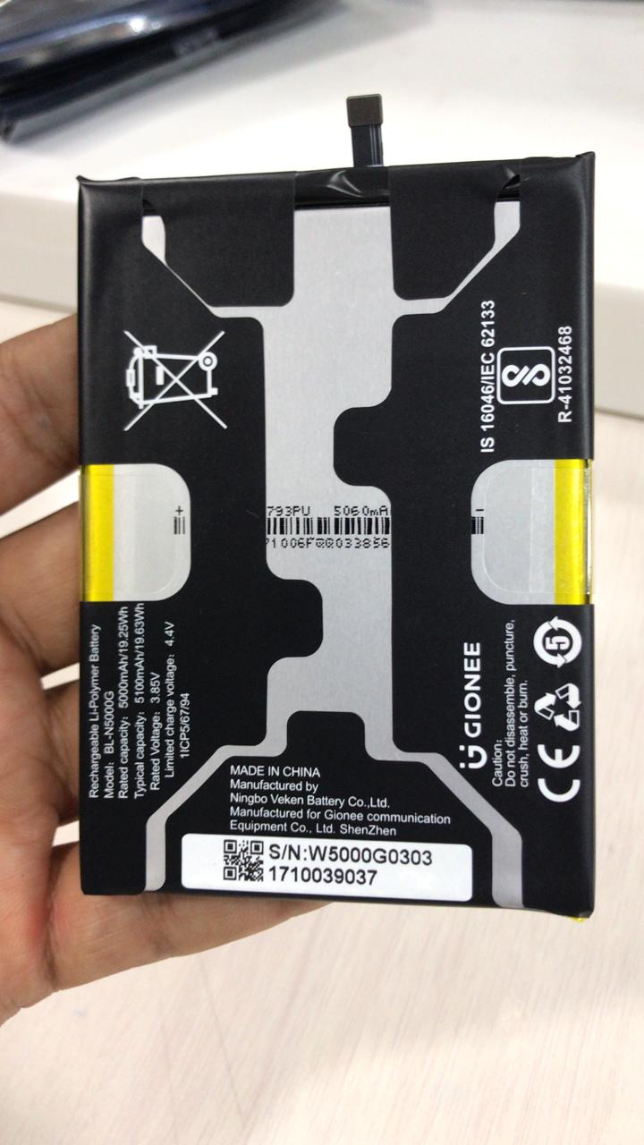 gionee m7 power battery capacity