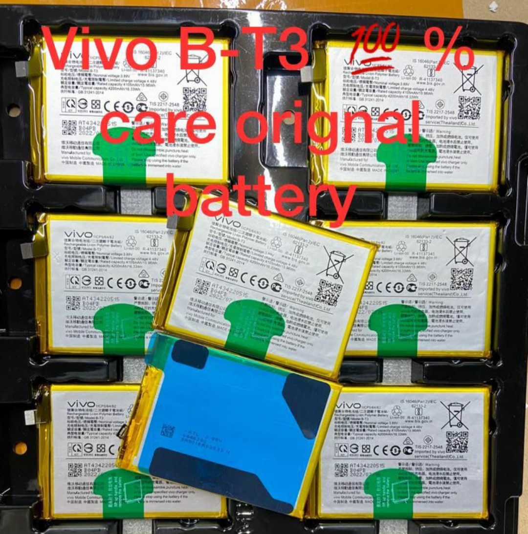 100% Original Brand New Vivo V23 5G mobile B-T3 battery with 4200 mAh 