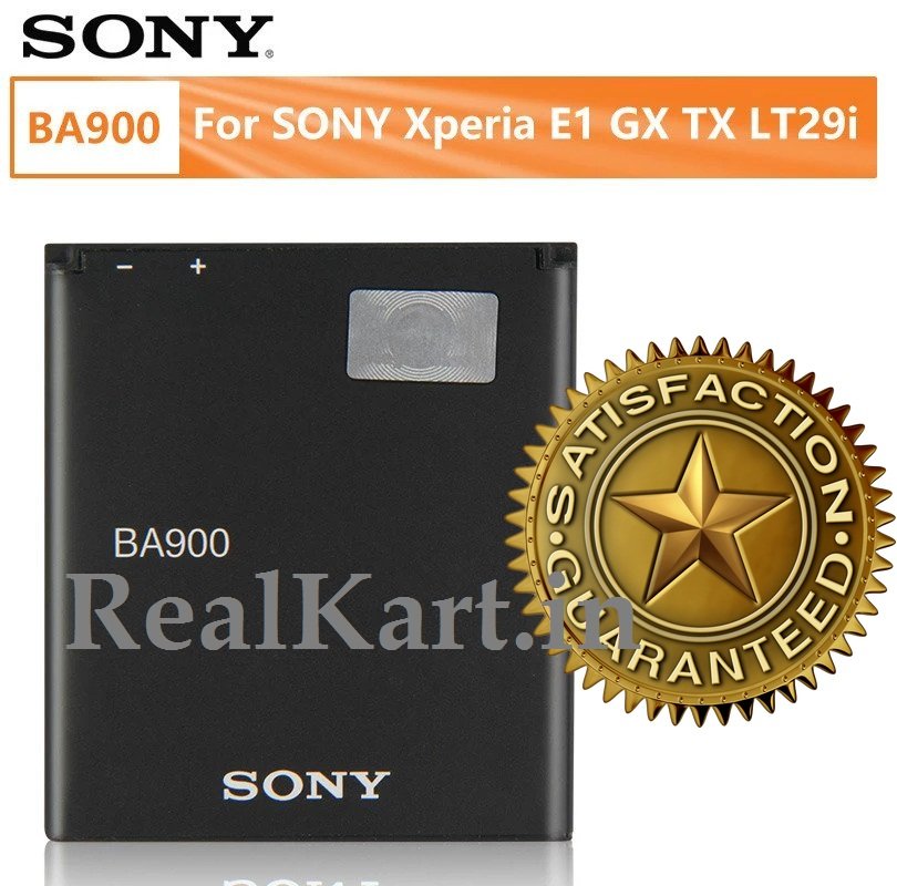 Batterie Sony BA900 D'origine - Pour Xperia J, TX, M, L, E1 - 1700mAh 3.7V
