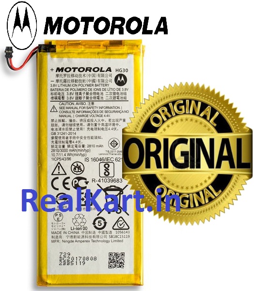 Original HG30 Battery For Motorola Moto G5s G5s+ (G5s Plus) And Moto G6  3000mAh - Realkart.in