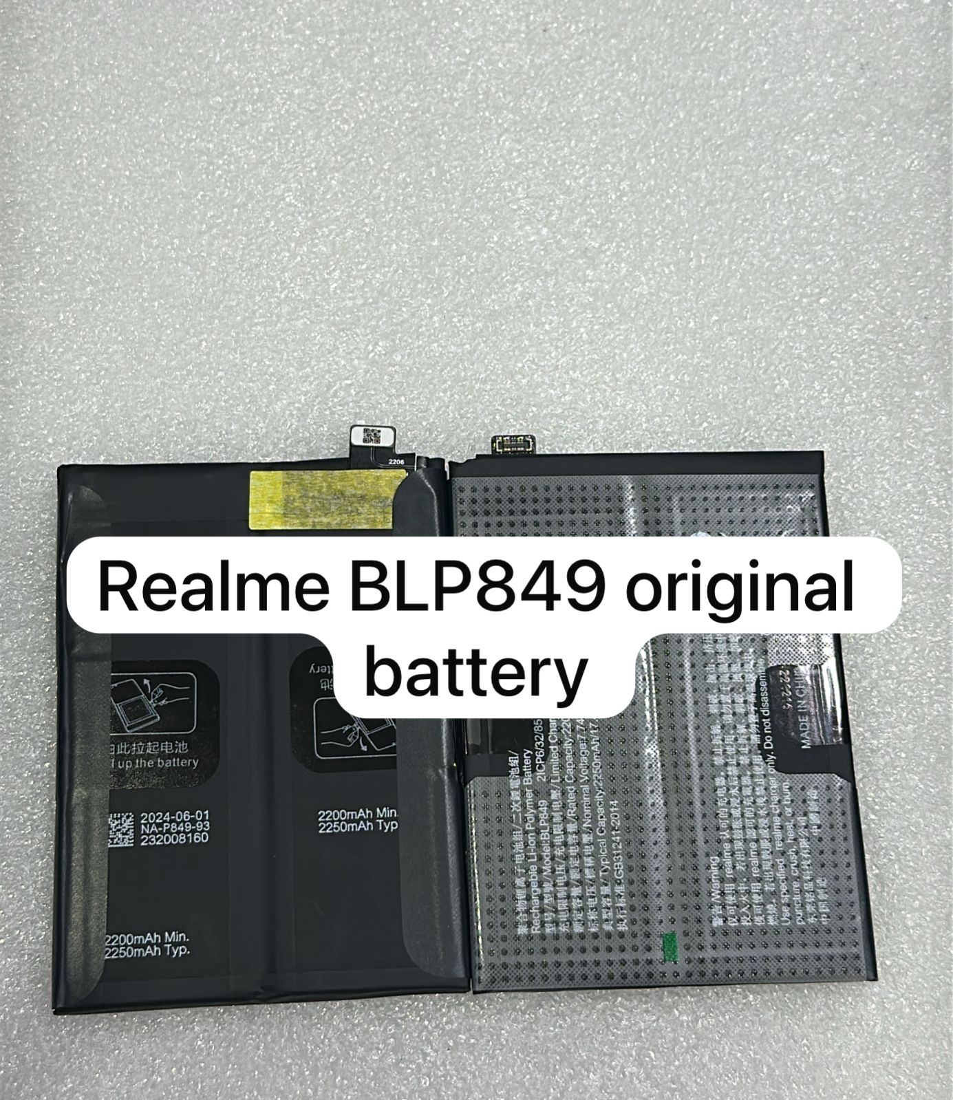 SwarKing Batteria Di Ricambio Compatibile Con Realme GT BLP849 Con Toolkit - Foto 3
