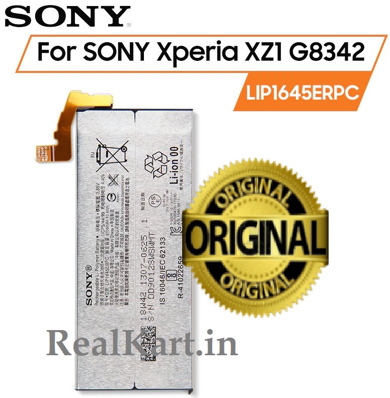 Original Sony LIS1645ERPC Battery For Sony Xperia XZ1 G8341 G8342 